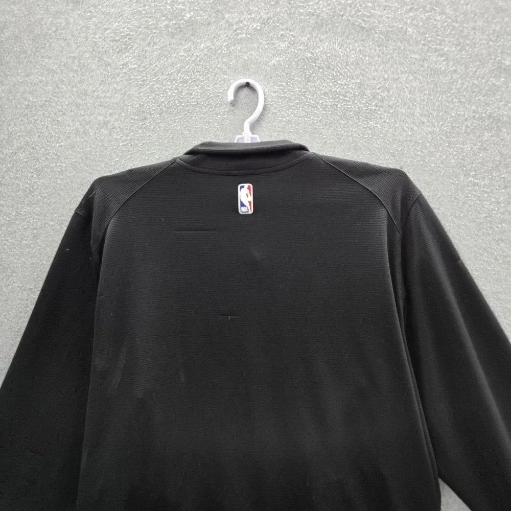 Los Angeles Lakers Men Jacket 2XL Black Track Nike Team Logo Dri-Fit Activewear